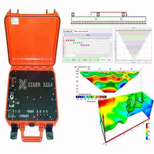 SIBER 32K4- A Multi-Electrode Electrical Resistivity Induced Polarization Imaging Instrument - M/s Red Raven Operative (opc) Pvt. Ltd. - Waste Management Equipment