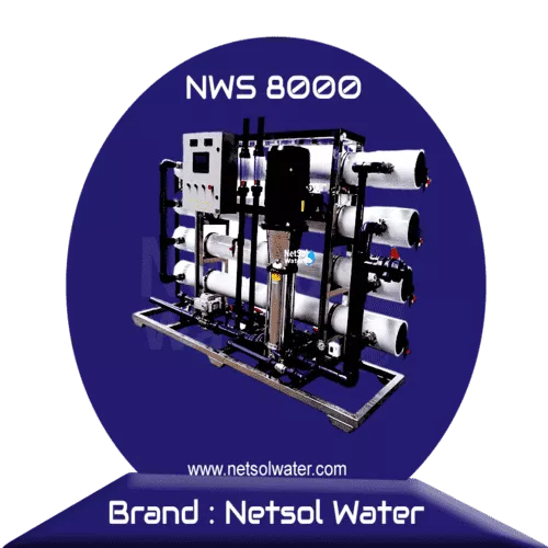 8000 LPH RO Water Treatment Plant - Netsol Water - Waste Management Equipment