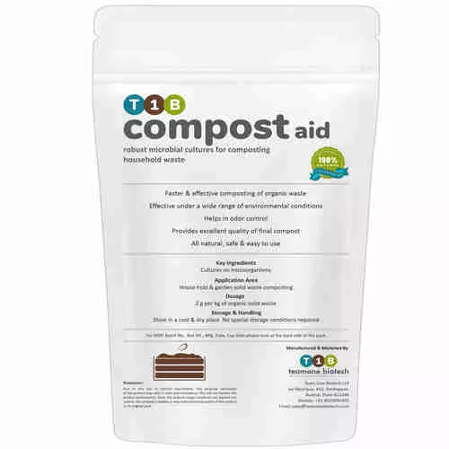 composting cultures for household organic waste- T1B Compost Aid