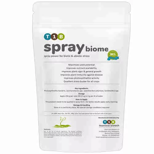 spray power for biotic and abiotic stress- T1B Spray Biome
