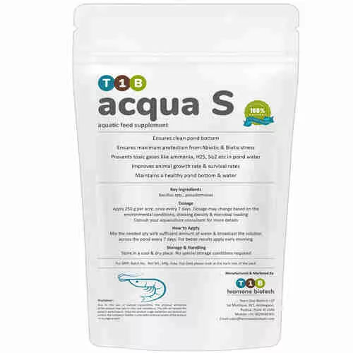 Aquaculture probiotics for vannamei and Penaeus monodon farming- T1B Acqua S