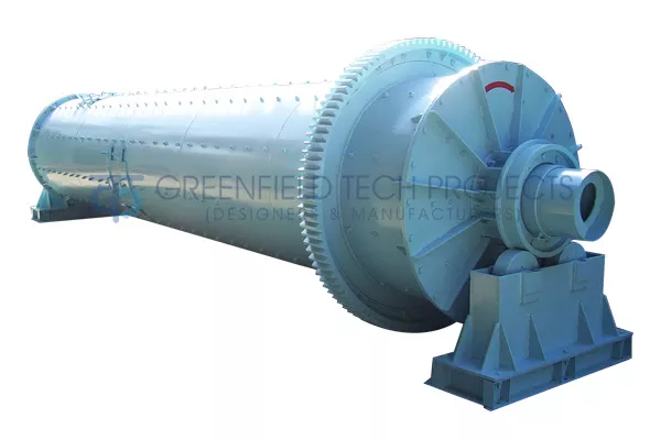Continuous Ball Mill - Greenfield Tech Projects - Waste Management Equipment