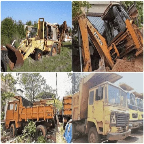JCB and Truck Scrap