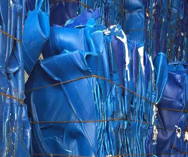 HDPE Blue Drum Scrap