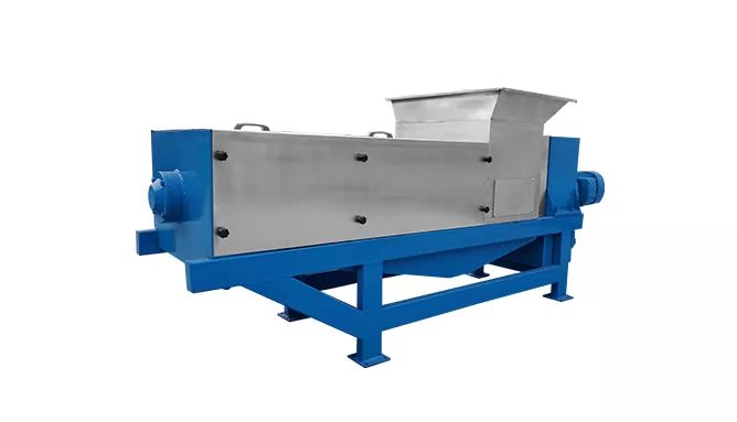 Screw press type solid liquid separator