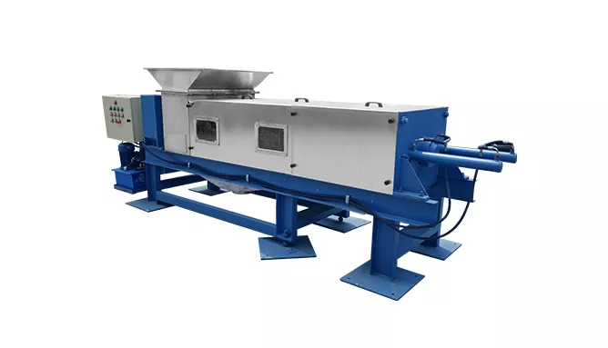 Dregs dewatering machine