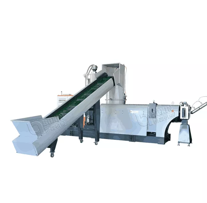 Double Stage PP Woven Bag Plastic Pellet Making Machine