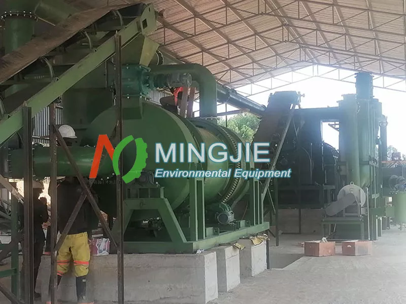 MJT-2000 Biomass Pyrolysis Equipment for Sale to Tanzania
