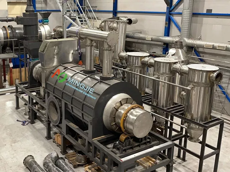 MJT-1000 Biochar Making Machine for Sale to Finland