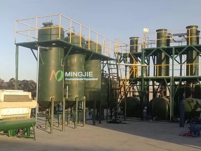 MJZ-6 Waste Oil Distillation Plant for Sale to Iraq