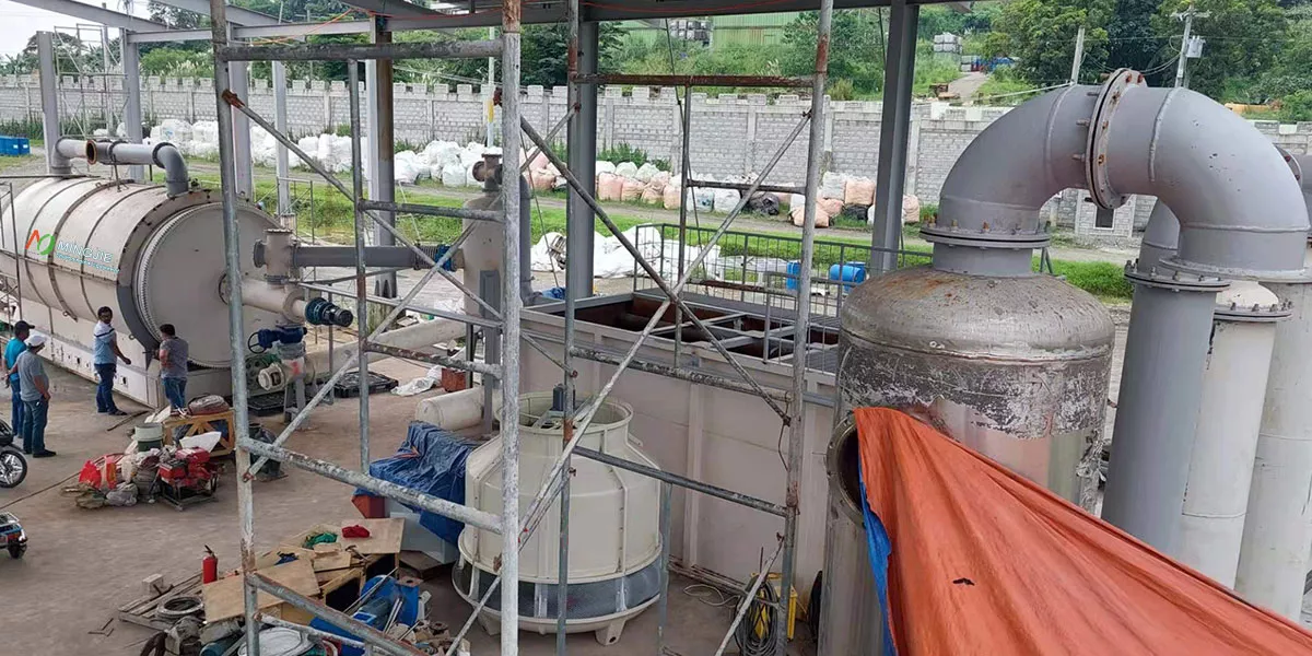 Batch Pyrolysis Equipment for Sale to Philippines