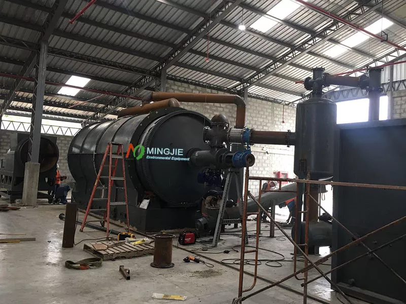 Batch Pyrolysis Plant for Sale to Ecuador