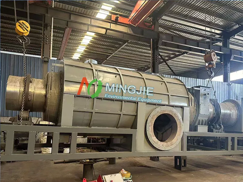 MJT-1000 Biochar Machine For Sale to South Korea