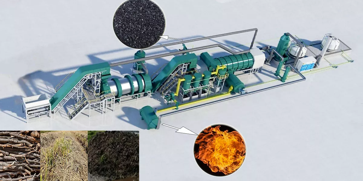 Biomass Charcoal Production Equipment with High Economic Returns