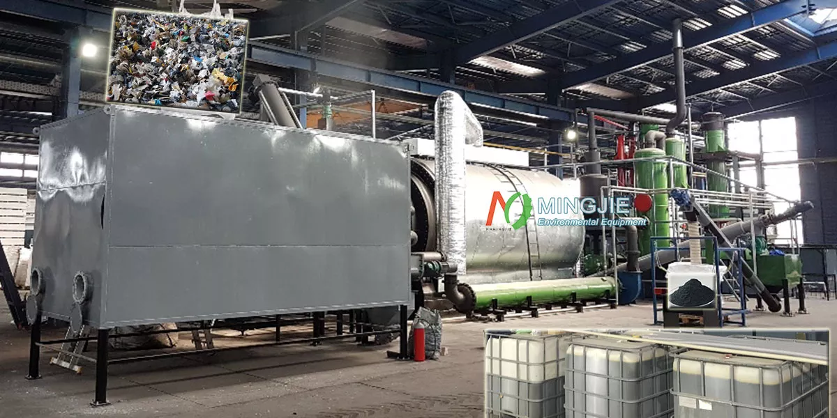 Pyrolysis Plastic Waste To Energy Plant