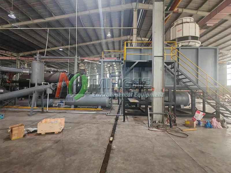 MJ-15 Plastic Pyrolysis Plant in Vietnam - Mingjie Group - Waste Management Equipment