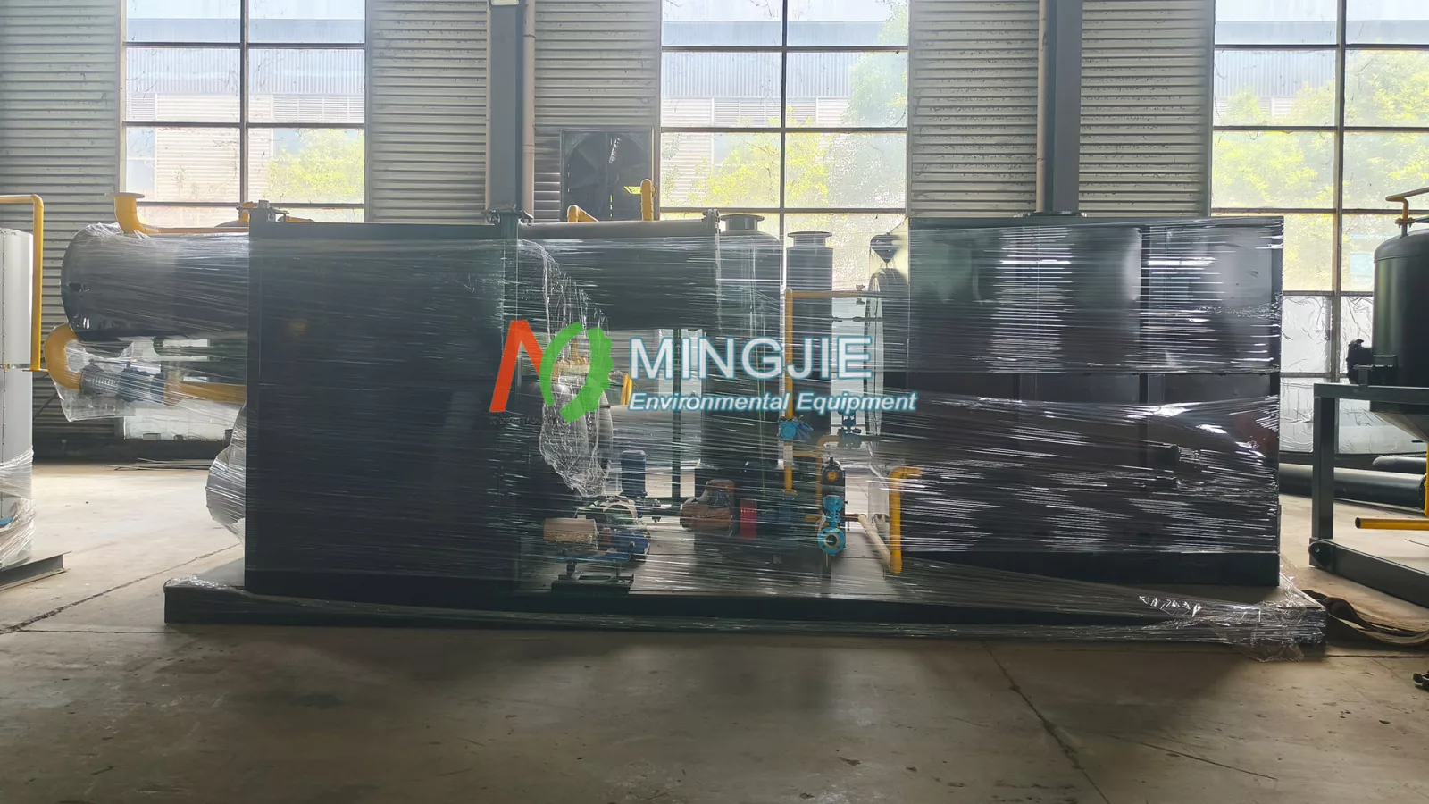 MJZ-2 Small Pyrolysis Oil Distillation Plant for Sale to Bolivia - Mingjie Group - Waste Management Equipment