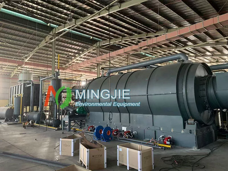 Installation of Waste Plastic To Diesel Plant in Vietnam - Mingjie Group - Waste Management Equipment