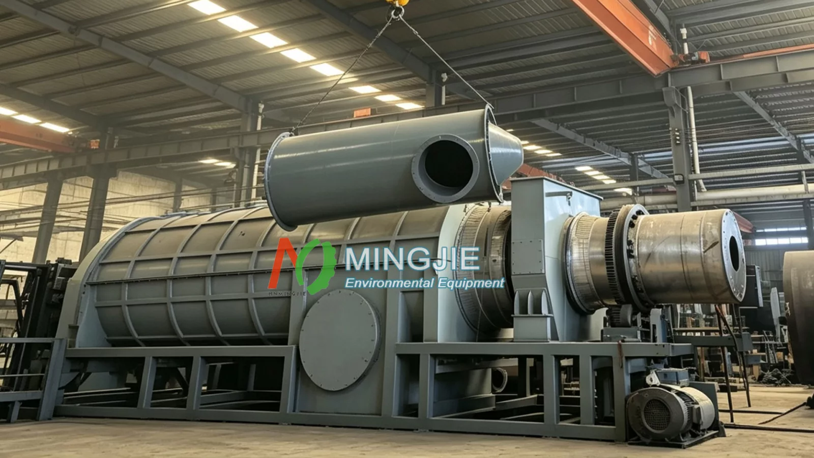 MJT-2000 Biochar Equipment for Sale to Saudi Arabia - Mingjie Group - Waste Management Equipment