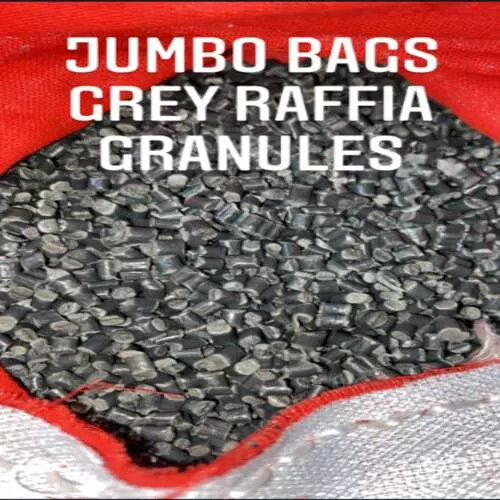Image of Raffia Jumbo Bags Granules White And Grey byproduct/waste scrap/recycled goods BL Plastic sells