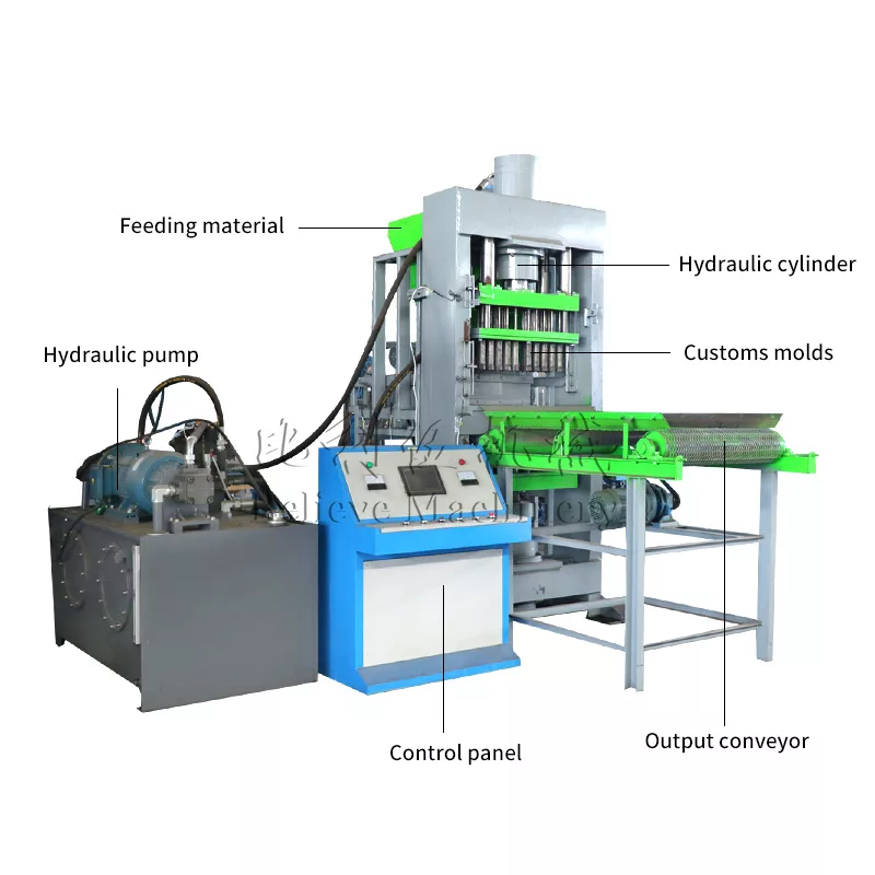Hydraulic Charcoal Press Machine image 3