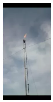 Mild Steel Pyro gas flaring burner - S.S Technologies - Waste Management Equipment